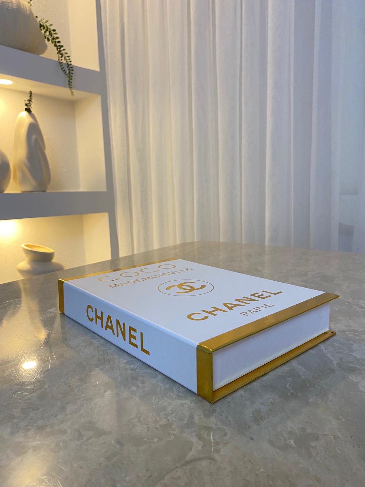 Chanel Coco Mademoiselle Dekoratif Kitap Kutu – Luxury Ev Dekoru