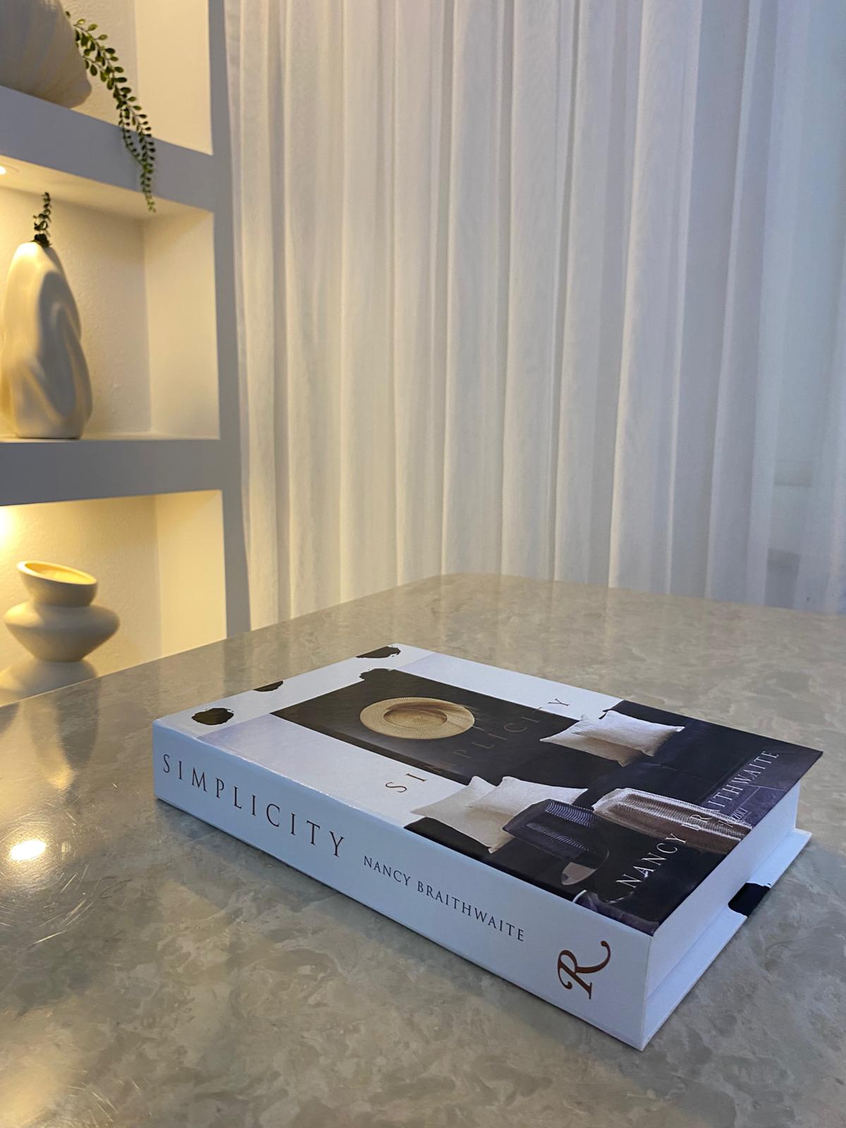 Simplicity Dekoratif Kitap Kutu – Modern & Minimal Ev Dekoru