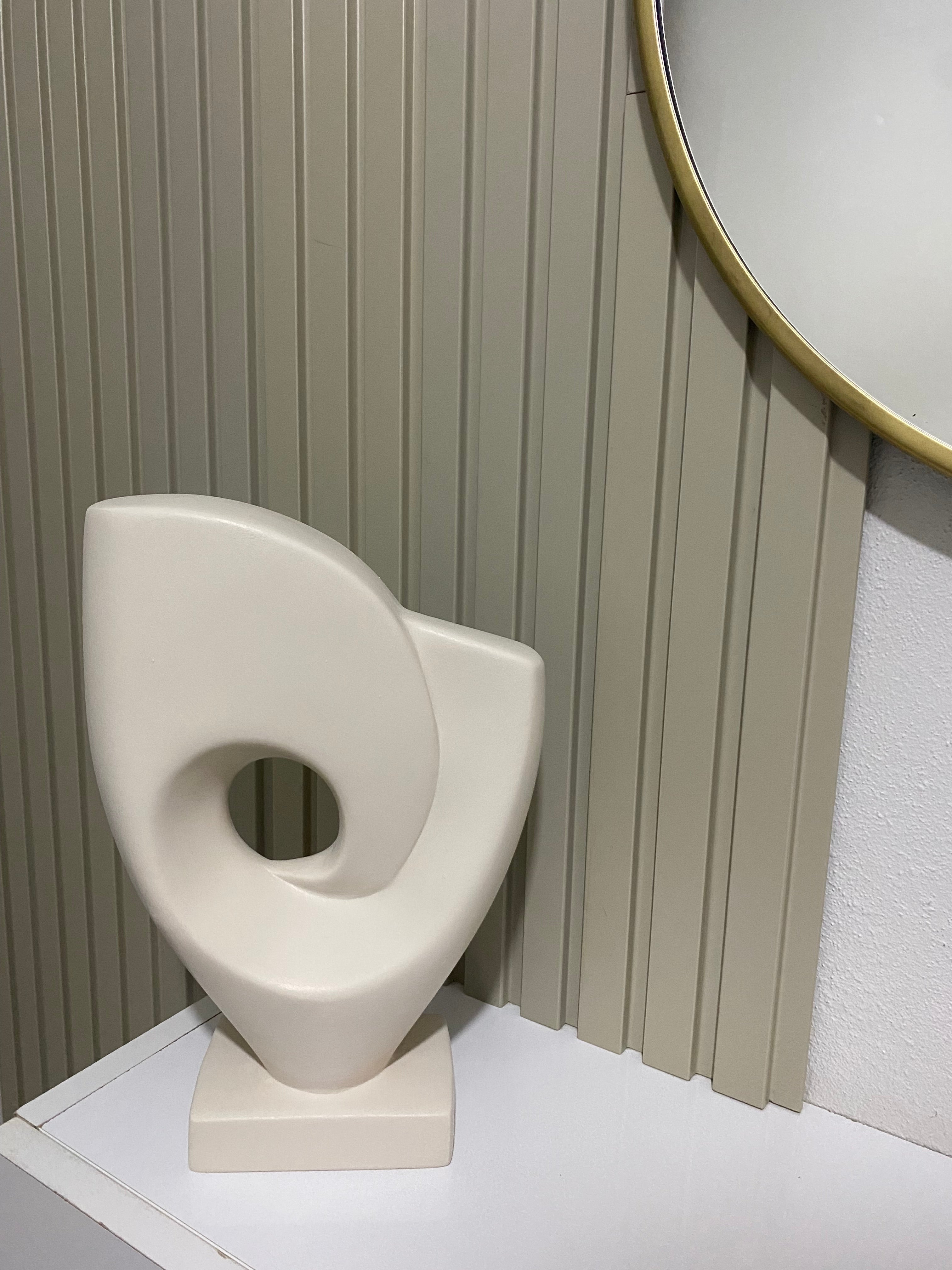 Oliva Tekli Büyük Obje Bej