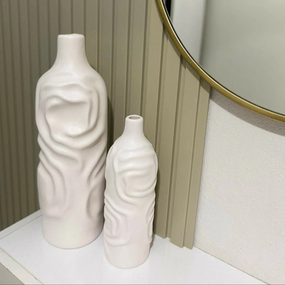 Güllü Şişe 2’li Beyaz