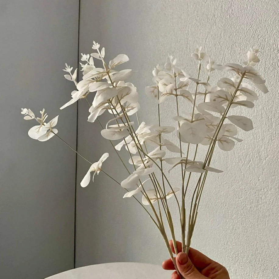 Beyaz Okaliptus – Yapay Çiçek