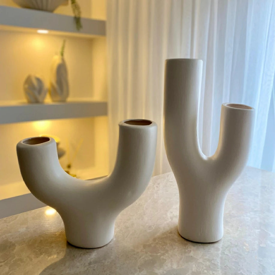 Y&K Vazo 2’Li Set Bej